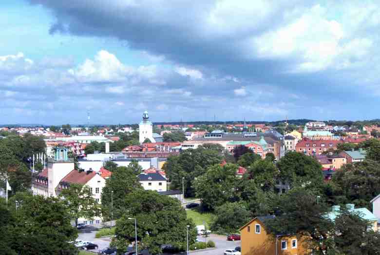 Varberg Blick auf die Stadt von der Festung aus~ 30 kb